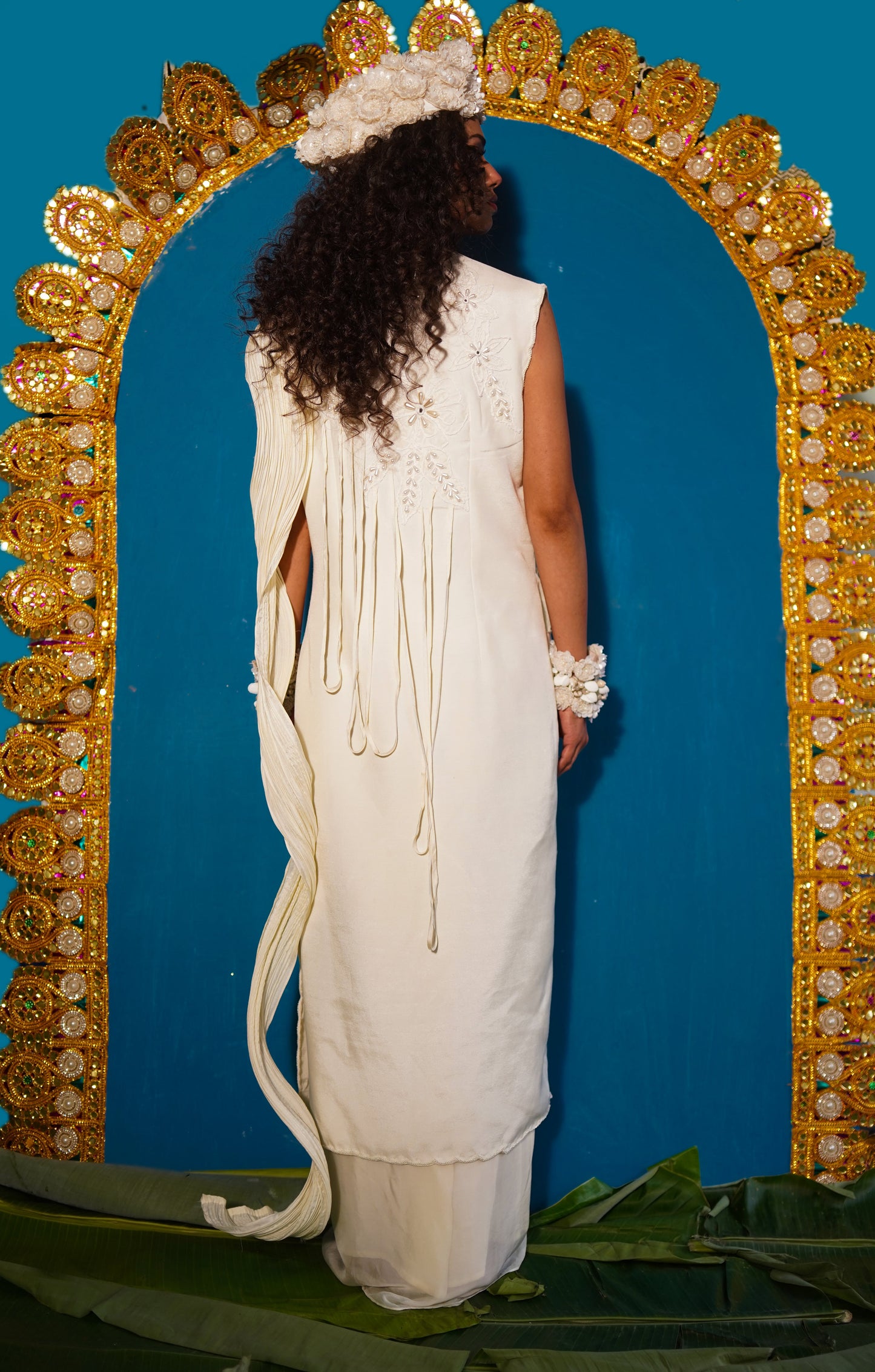 "lokchakra" saree with blouse