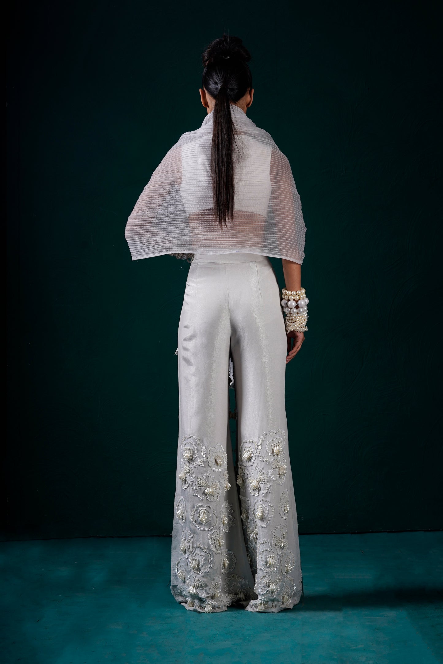 "Aegis" Cape with pants and bustier