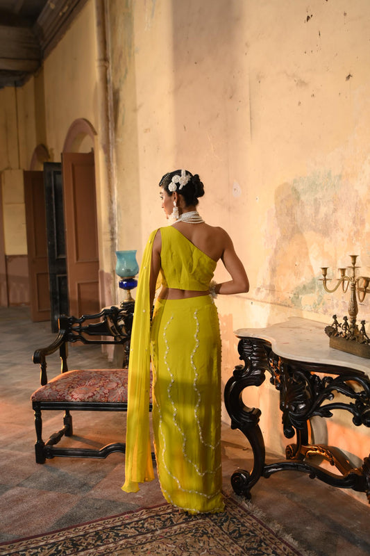 "Sprig Top" with "Meer" Skirt