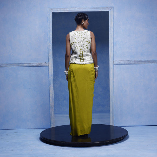 "Oliven" Jacket with Skirt