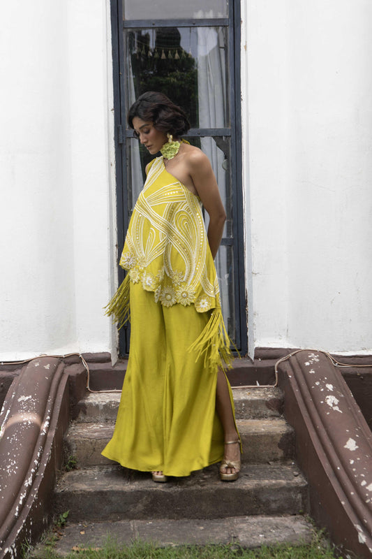 "Arden" cape with bustier & Pants