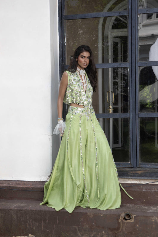 "Cypress" Jacket with embroidered pants