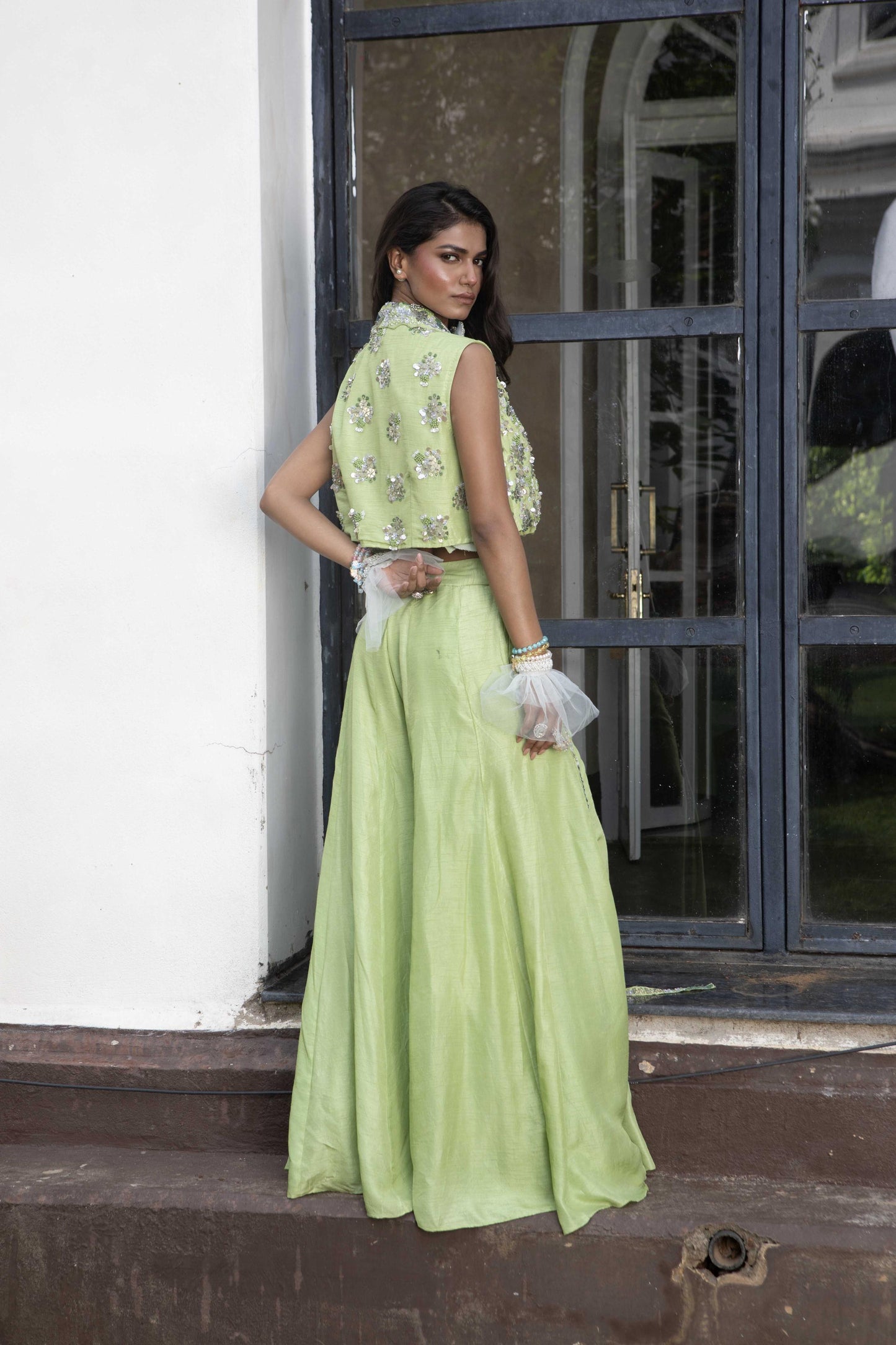 "Cypress" Jacket with embroidered pants