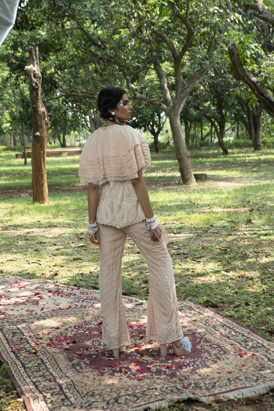 "Daisy" Jacket & Flared Pants