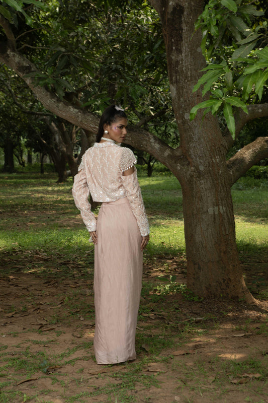 "Rayne" Jacket & drape Skirt