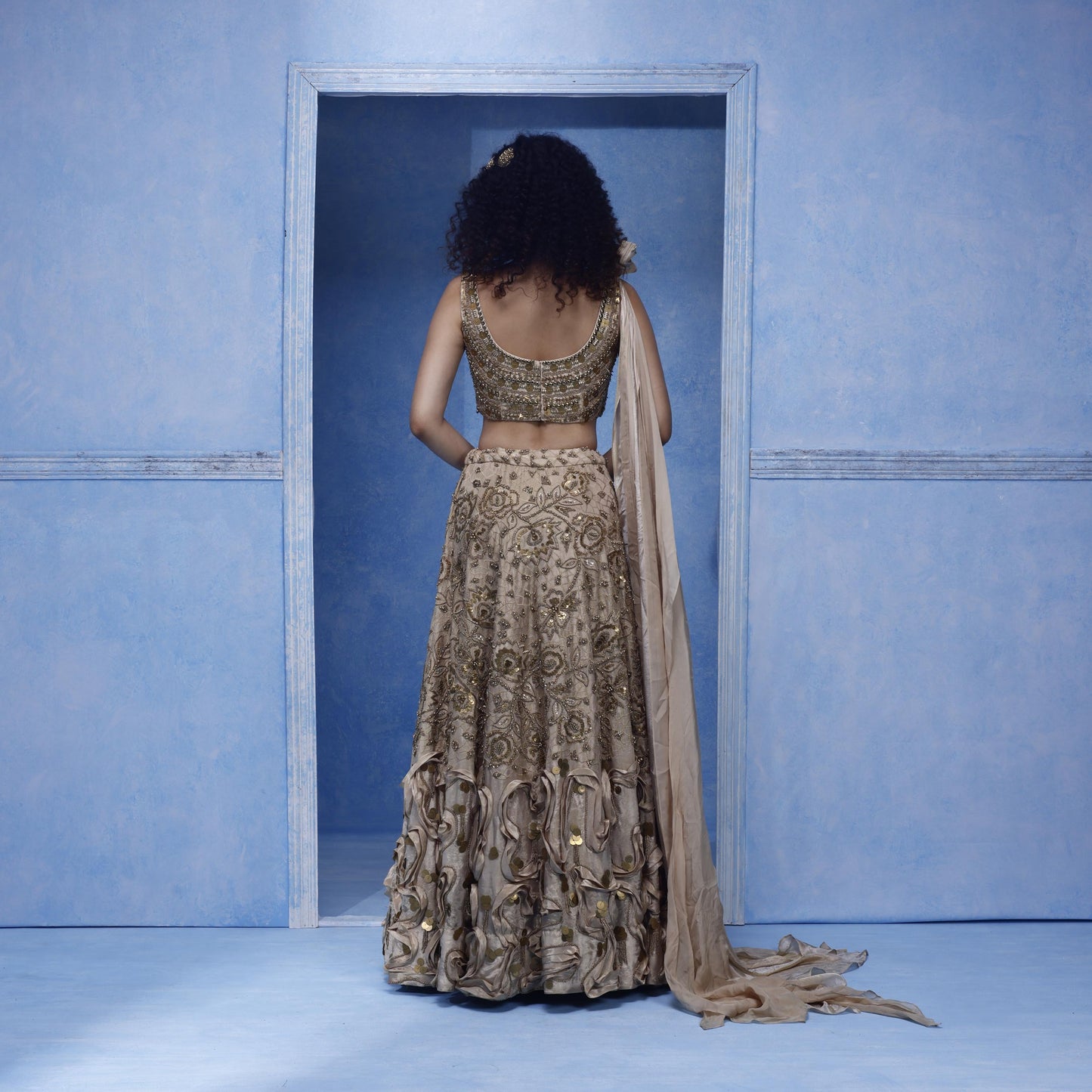 "Entwined" Lehenga