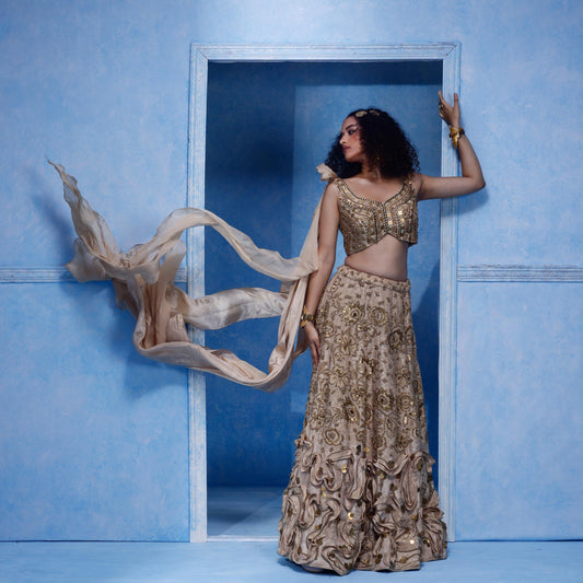 "Entwined" Lehenga