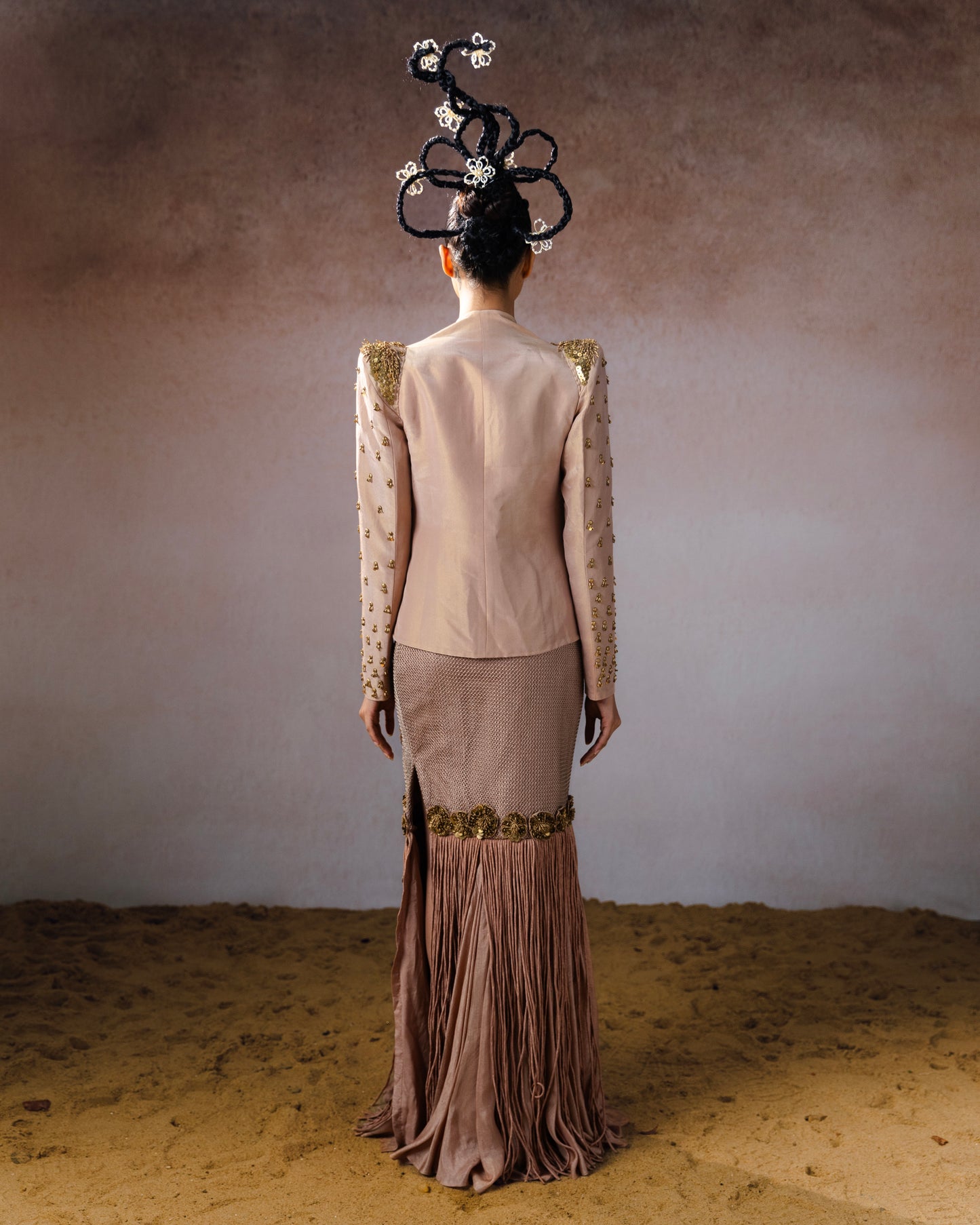 "Shroud" Jacket, bustier & "Brymere" skirt