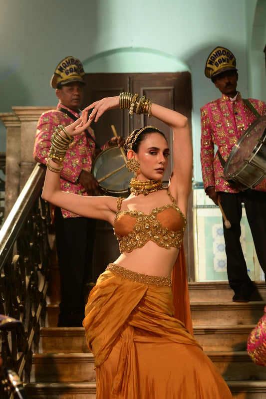 "Velin" Skirt Saree & Blouse