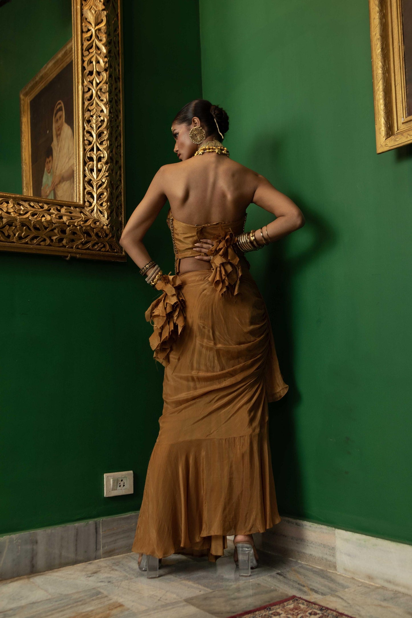"Etch" corset with"Rill" Skirt