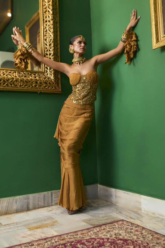 "Etch" corset with"Rill" Skirt