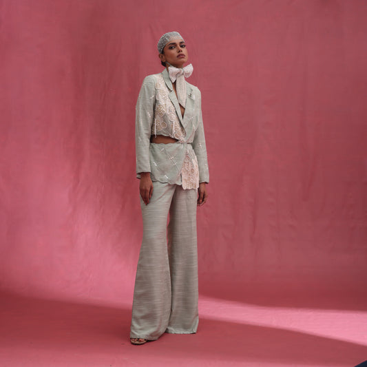 "Flintris" Jacket with Flared Pants