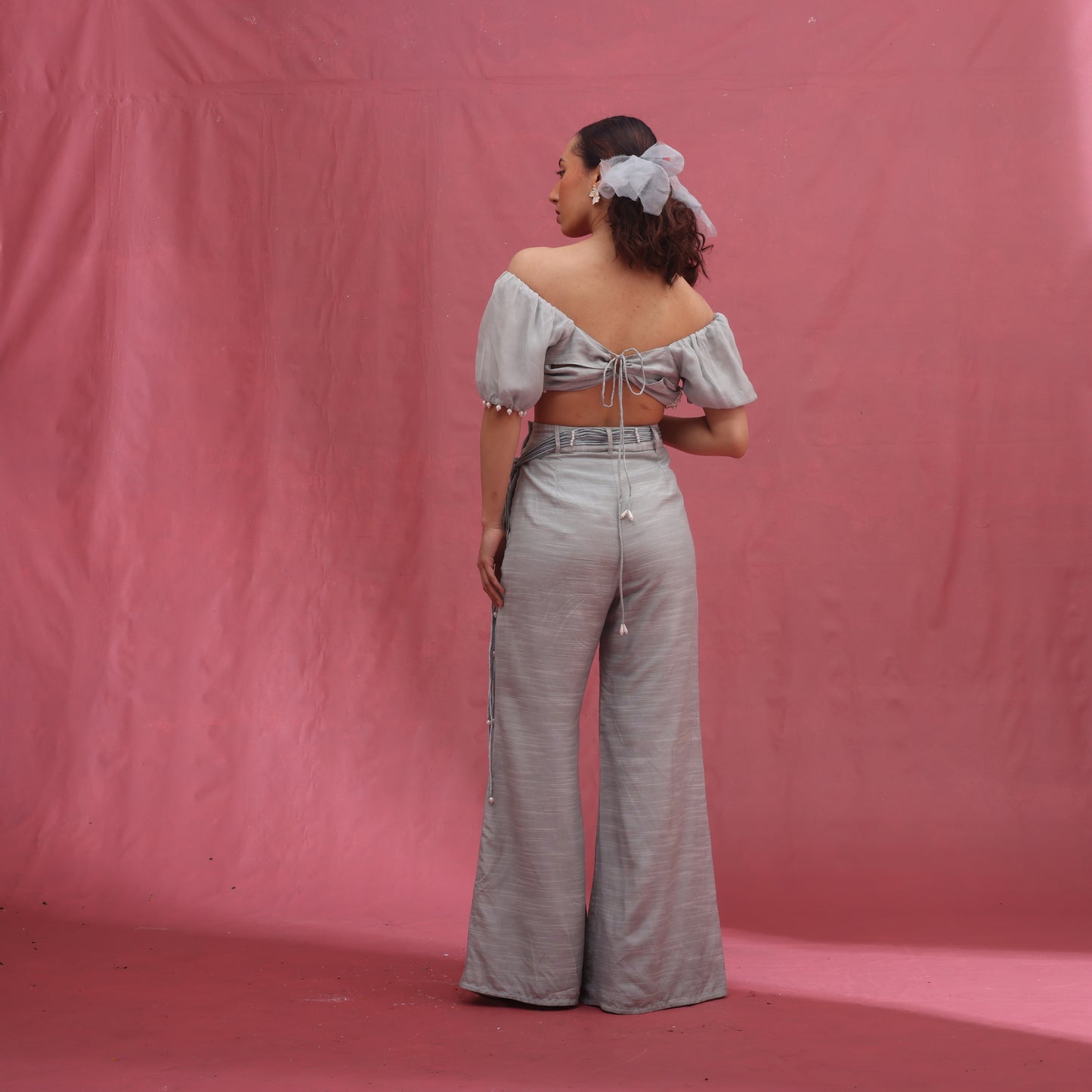 "Crux" Top with Flared Trousers