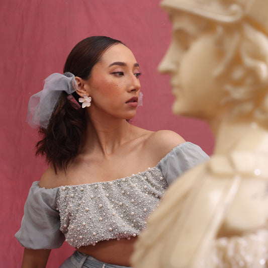 "Crux" Top with Flared Trousers