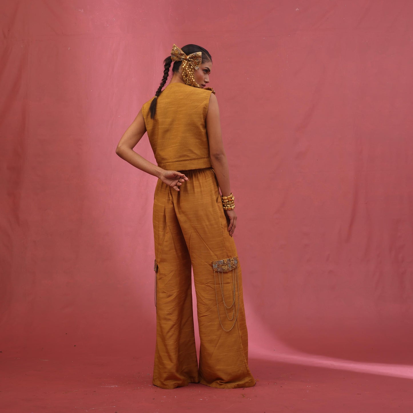 "Lucent" Jacket with Flared Pants