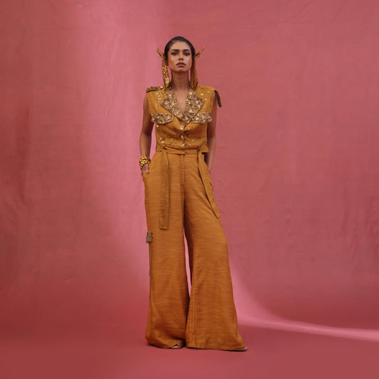 "Lucent" Jacket with Flared Pants