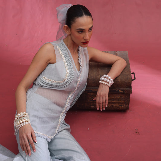 "Acolyte" Jacket with Bustier & pants