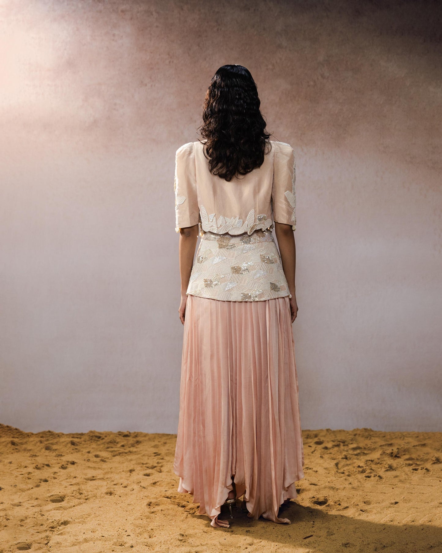 "Ivyshadow" Jacket With Bustier & Skirt