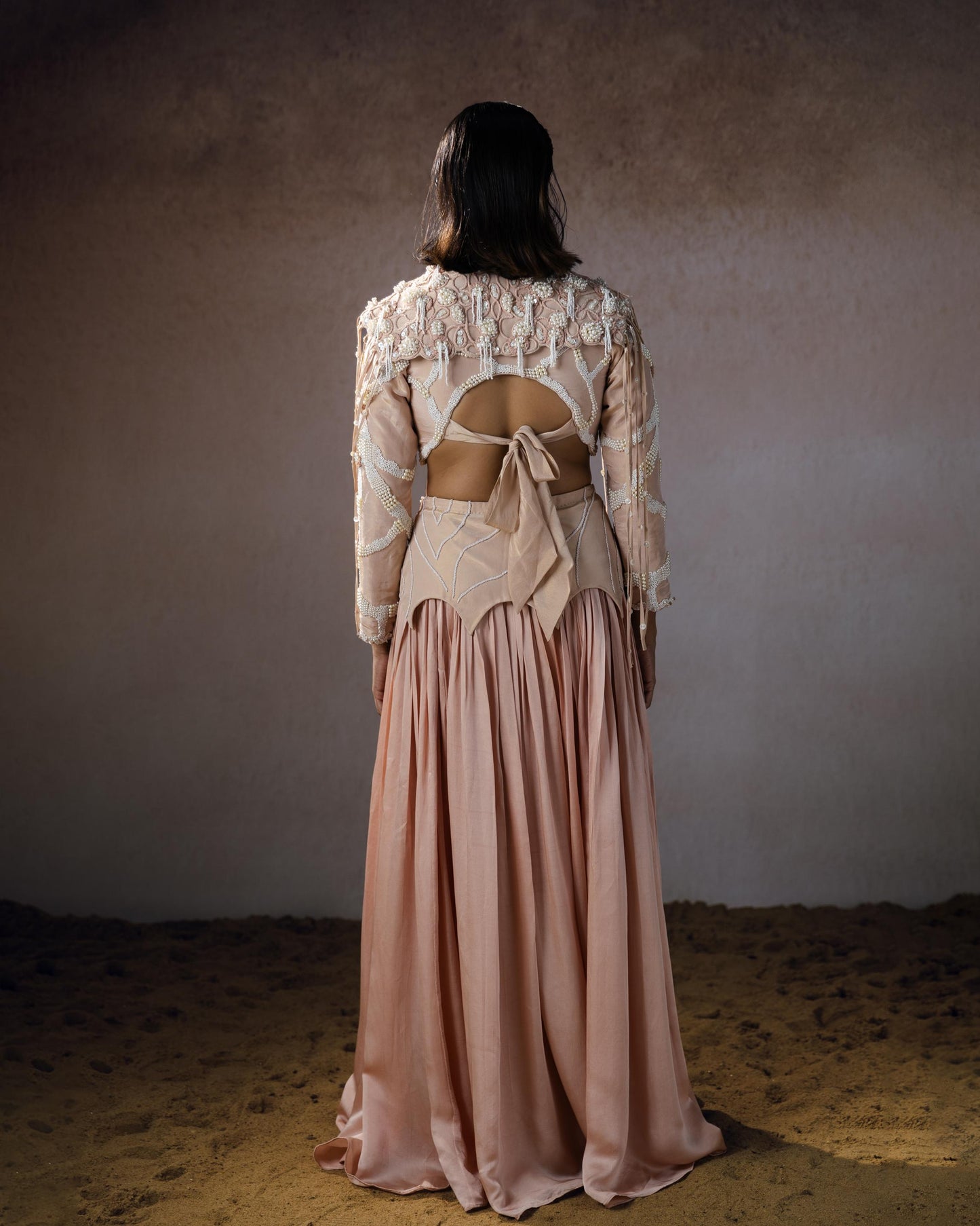 "Flintris" Jacket With "Vallow" skirt