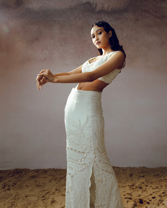 "Eirden" skirt with blouse