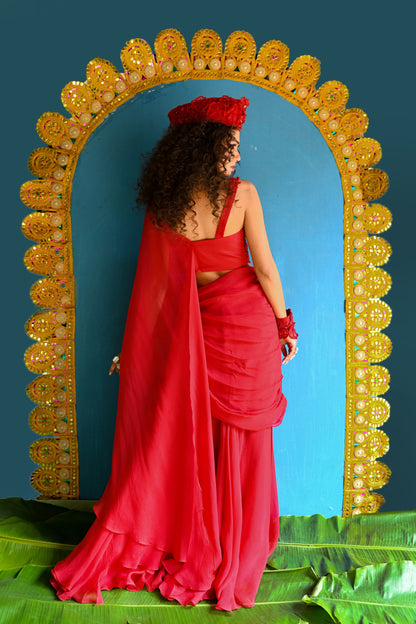 "Dhaakini" Saree with blouse