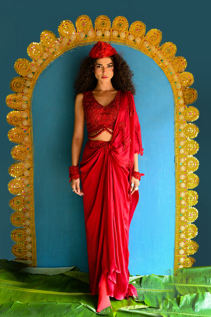 "Jangama"Saree with blouse