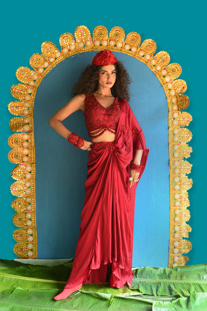 "Jangama"Saree with blouse