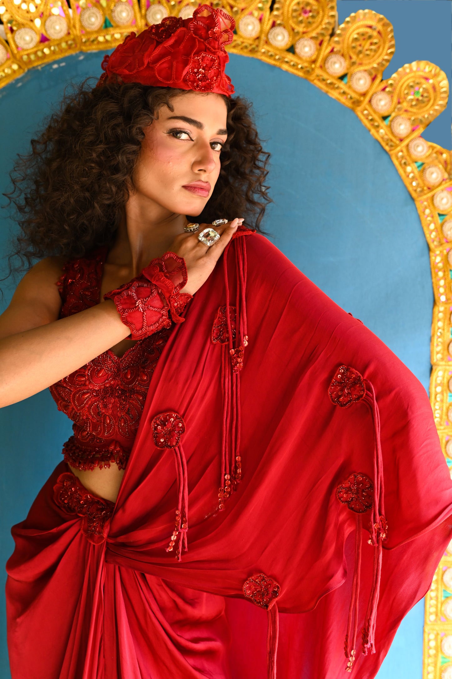 "Jangama"Saree with blouse