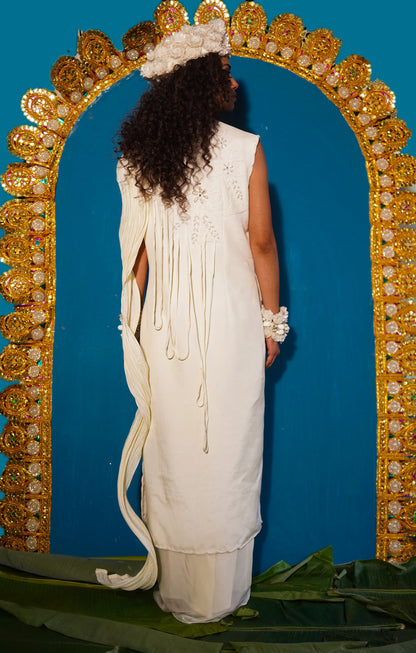 "lokchakra" saree with blouse