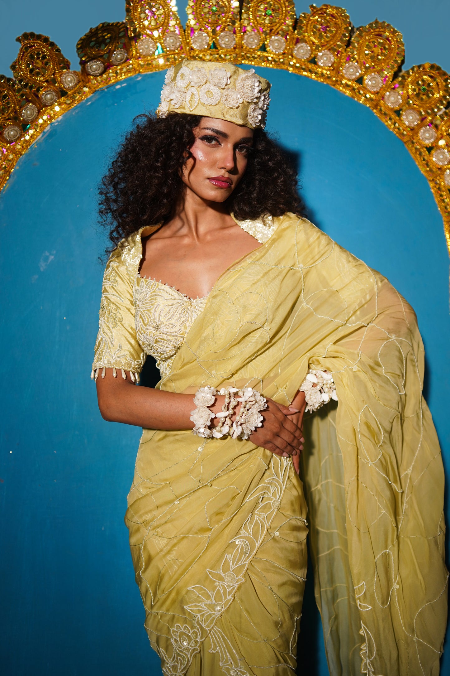 "Pracheen" Saree with blouse