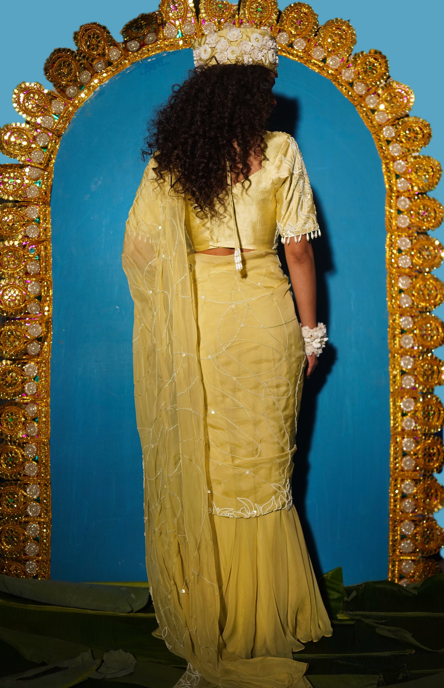 "Pracheen" Saree with blouse