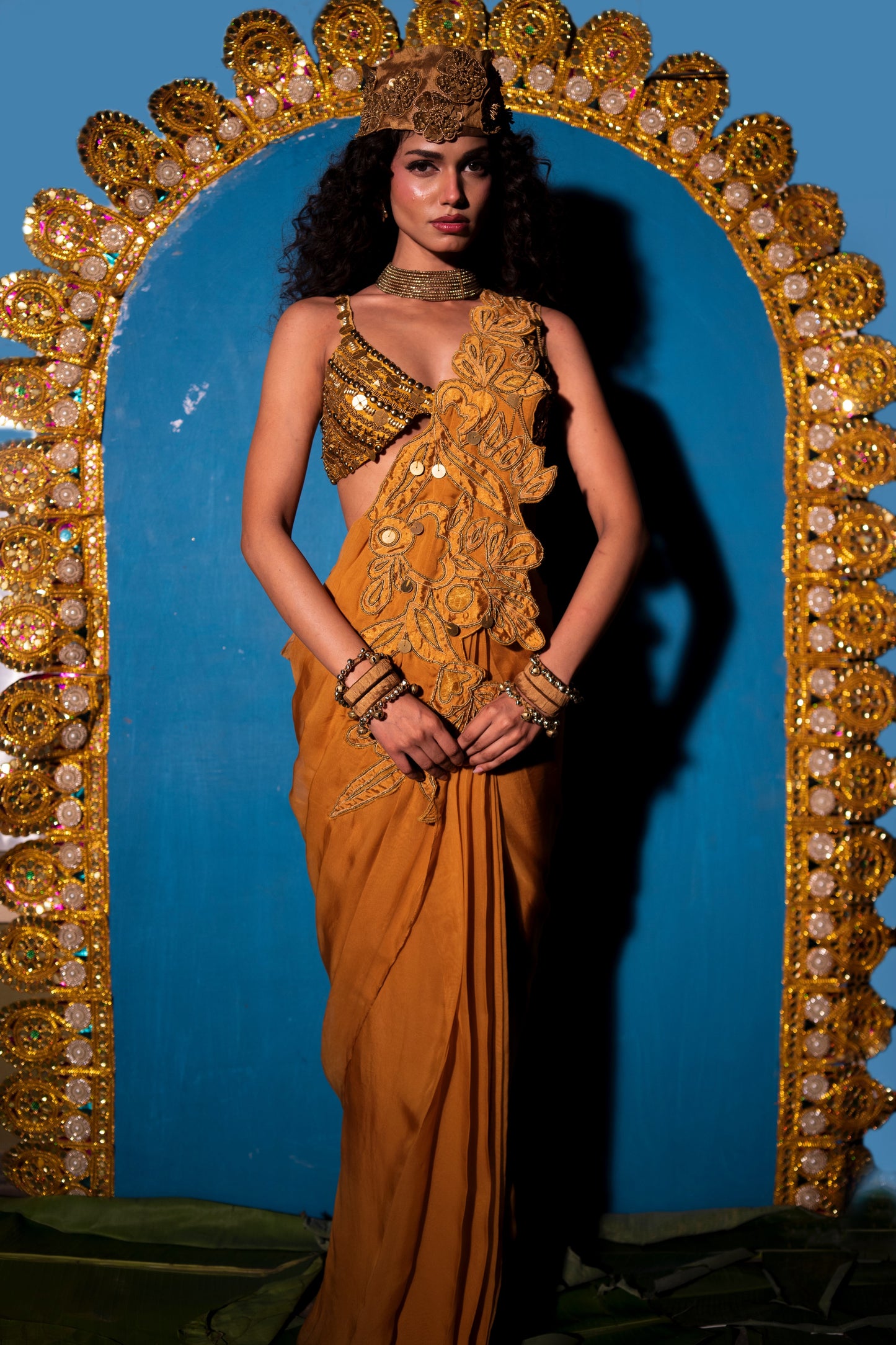 "Agnirupa"Saree with blouse