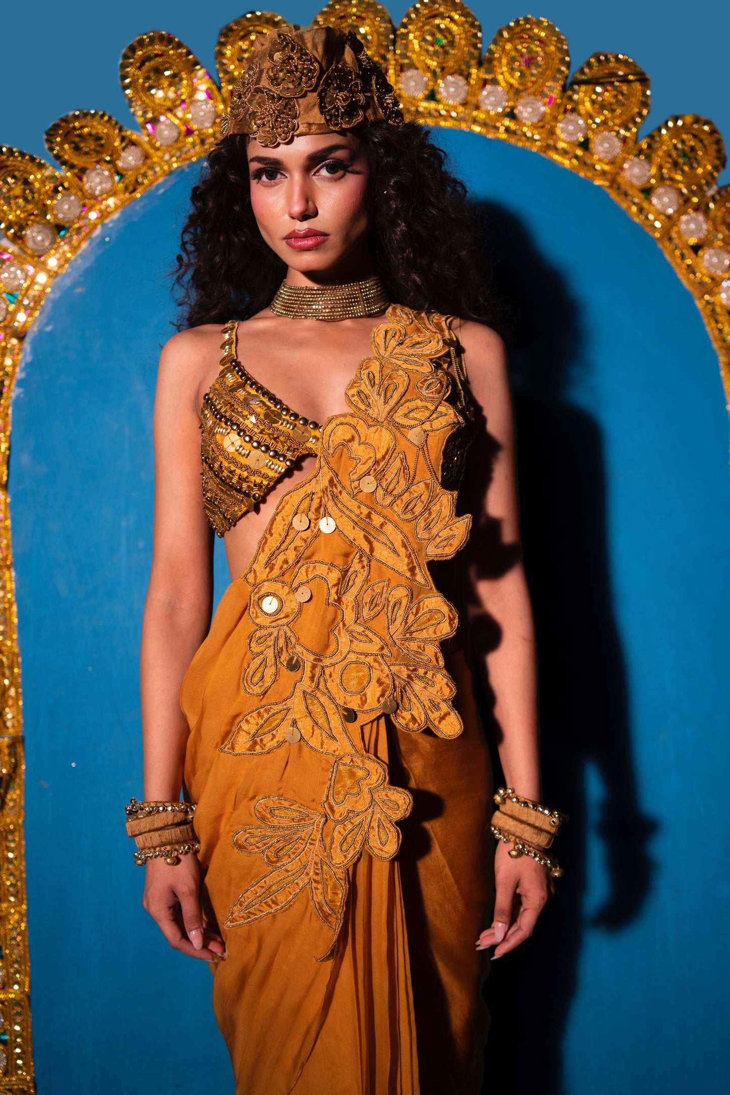 "Agnirupa"Saree with blouse