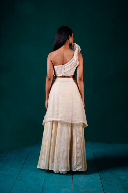 "Camellia" Top with skirt