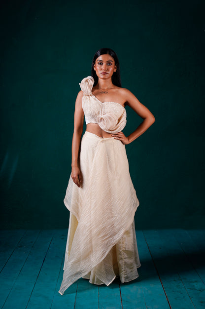 "Camellia" Top with skirt