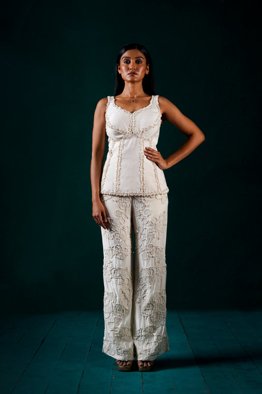 "Alba" Top with pants