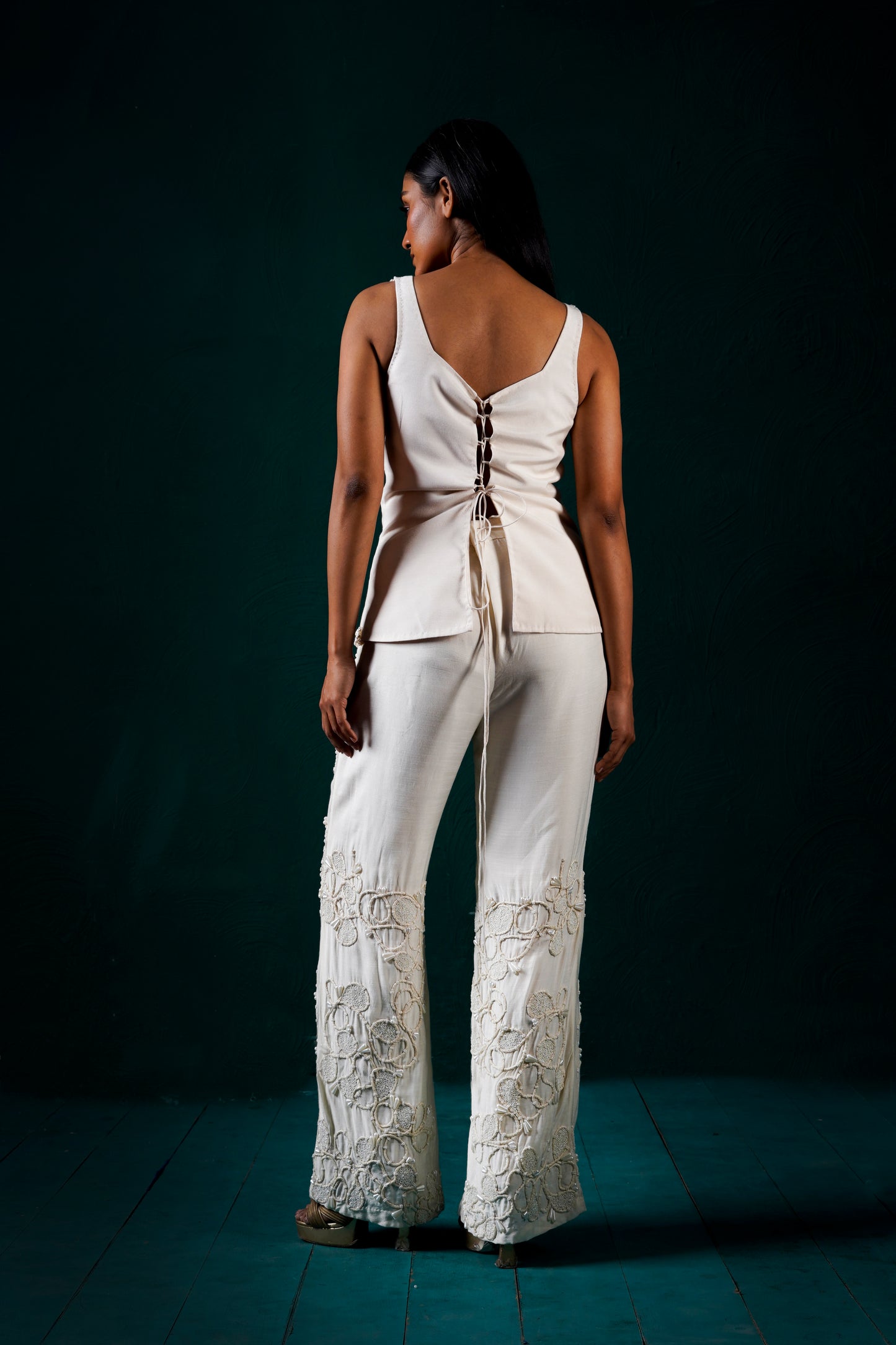 "Alba" Top with pants