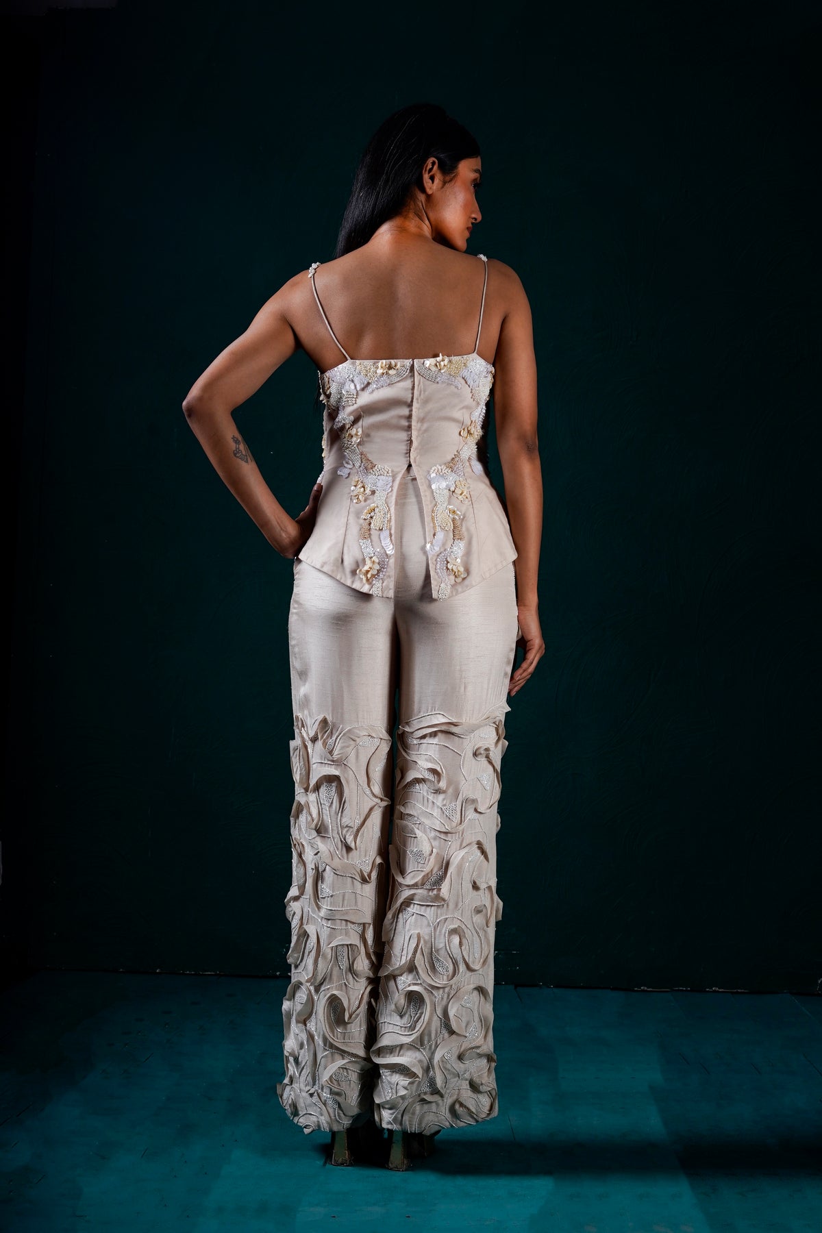 "Rivulet" corset with pants
