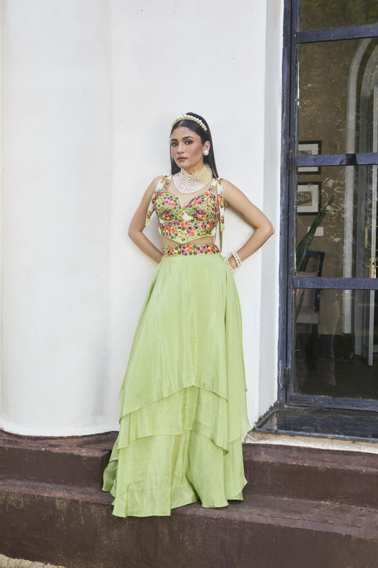"Verve" bustier & Skirt