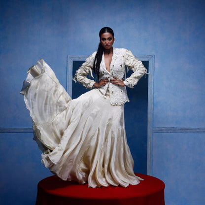 "Baroque" Jacket With Bustier & Skirt