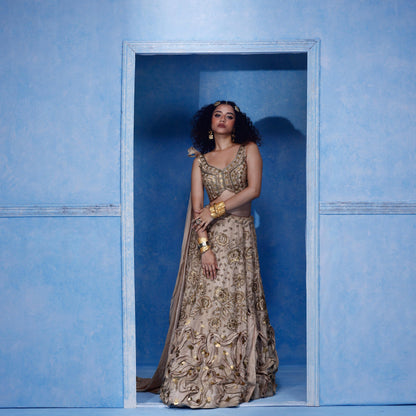 "Entwined" Lehenga