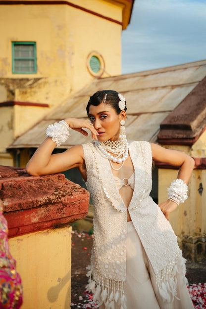 "Glowtide" Jacket with bustier & pants