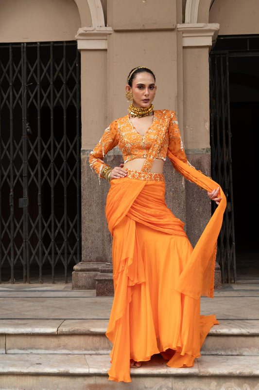 "Zest line" Saree with blouse