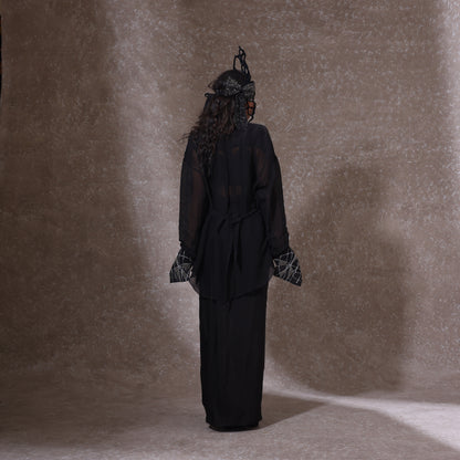 "Writhe" Shirt, bustier & Skirt