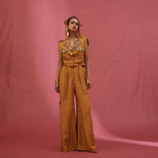 "Lucent" Jacket with Flared Pants