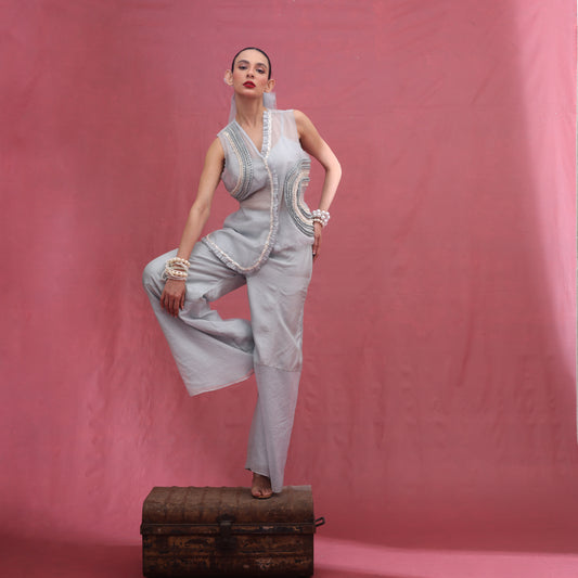 "Acolyte" Jacket with Bustier & pants