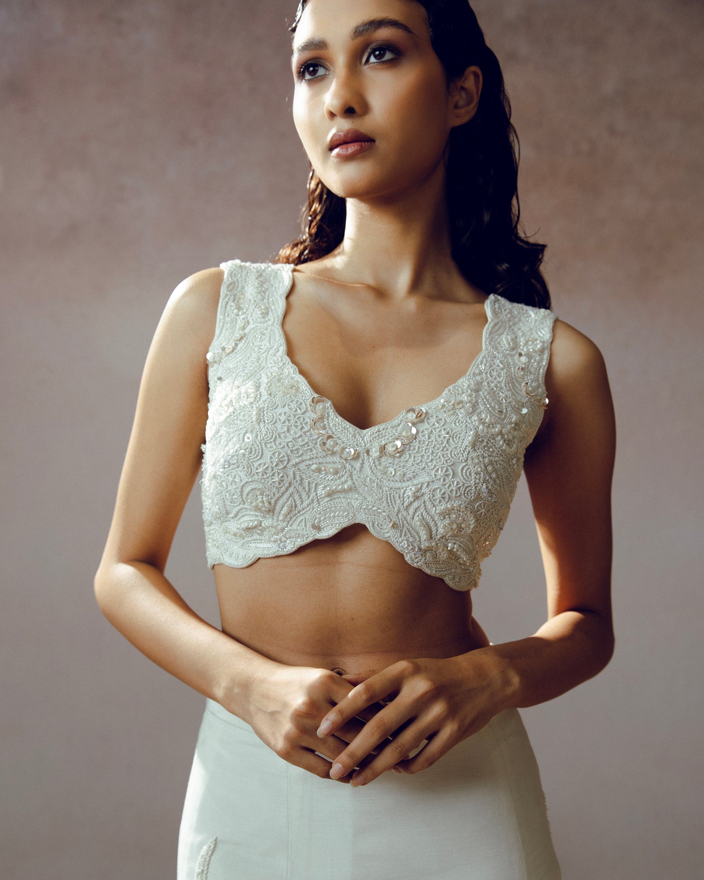"Eirden" skirt with blouse